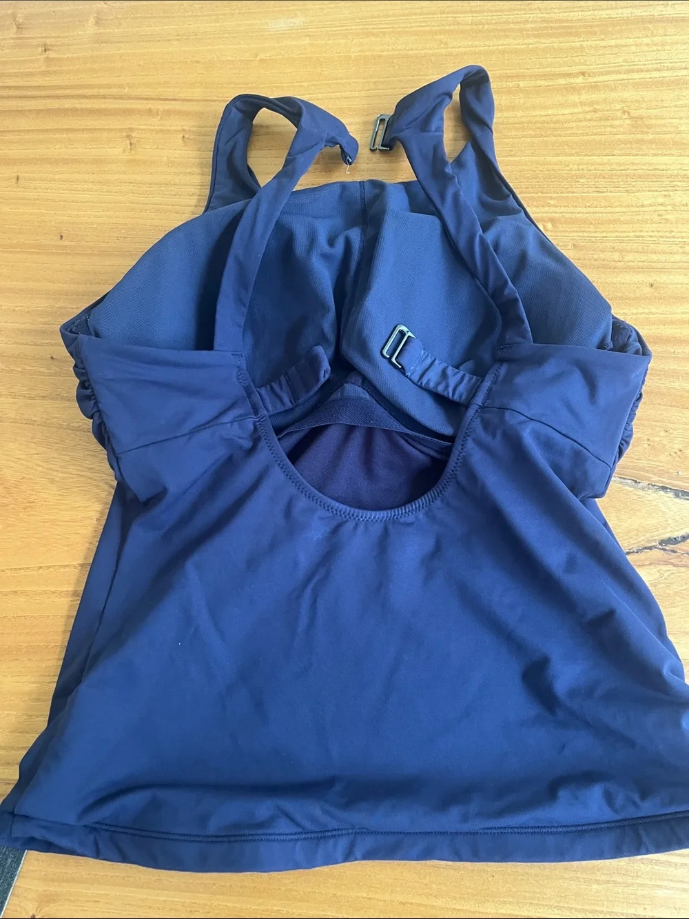 Athleta Maldives Bra Cup 34 D/DD Tankini Top Navy